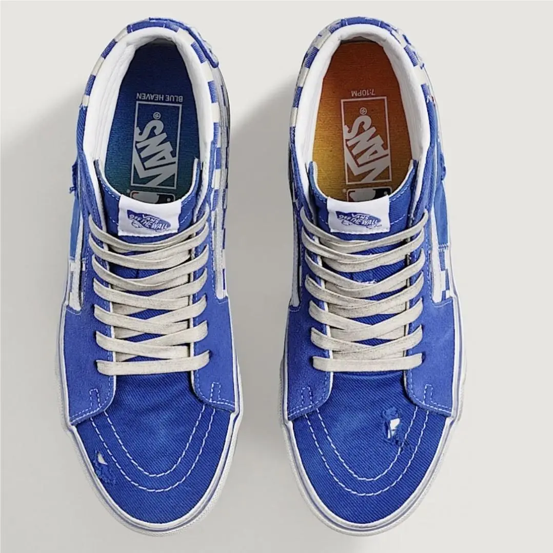 Vans shoes - VANS Sk8-Hi - VN0014Y045K - Blue, White 0