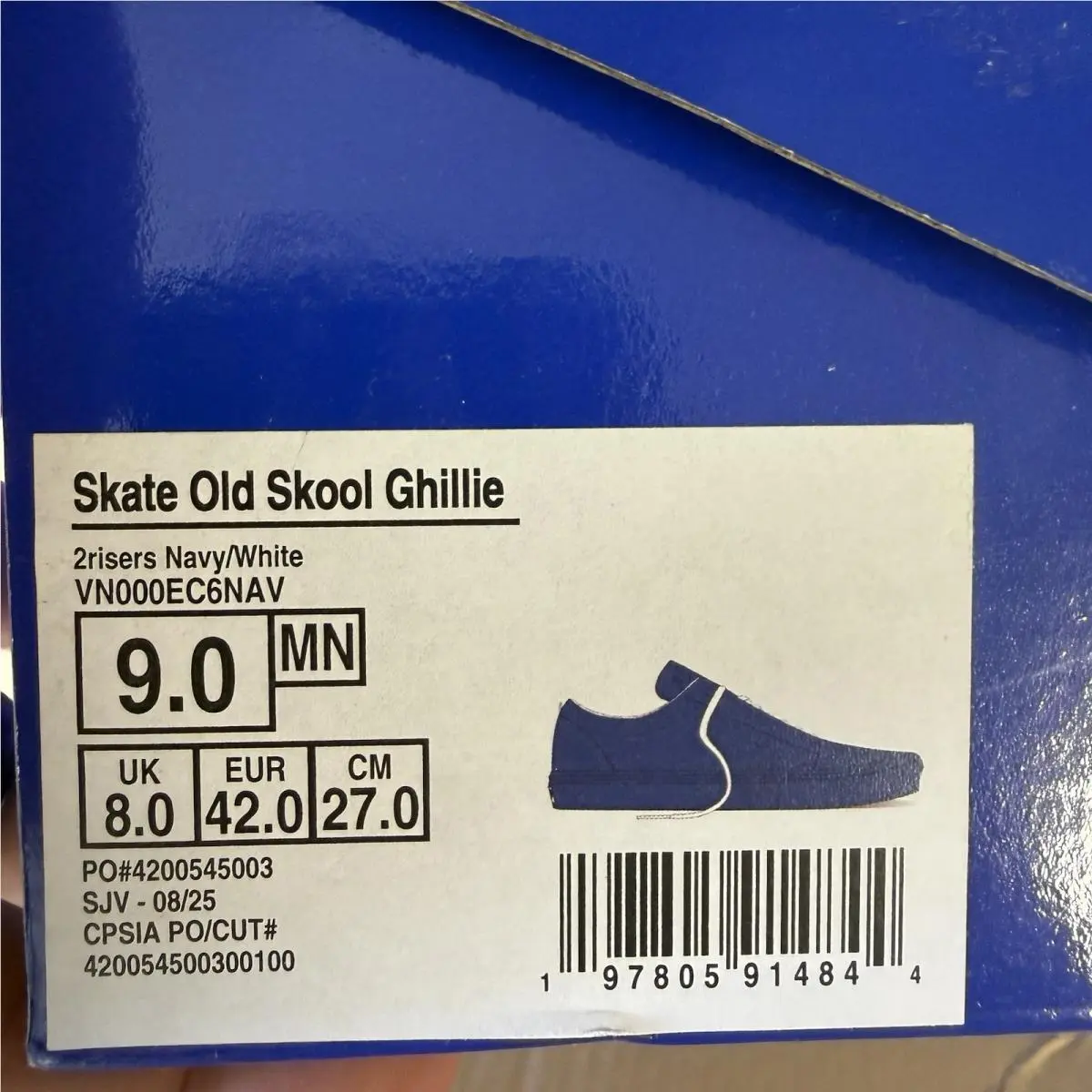 Vans shoes - VANS Old Skool - Old Skool - 2risers Blue/white 4