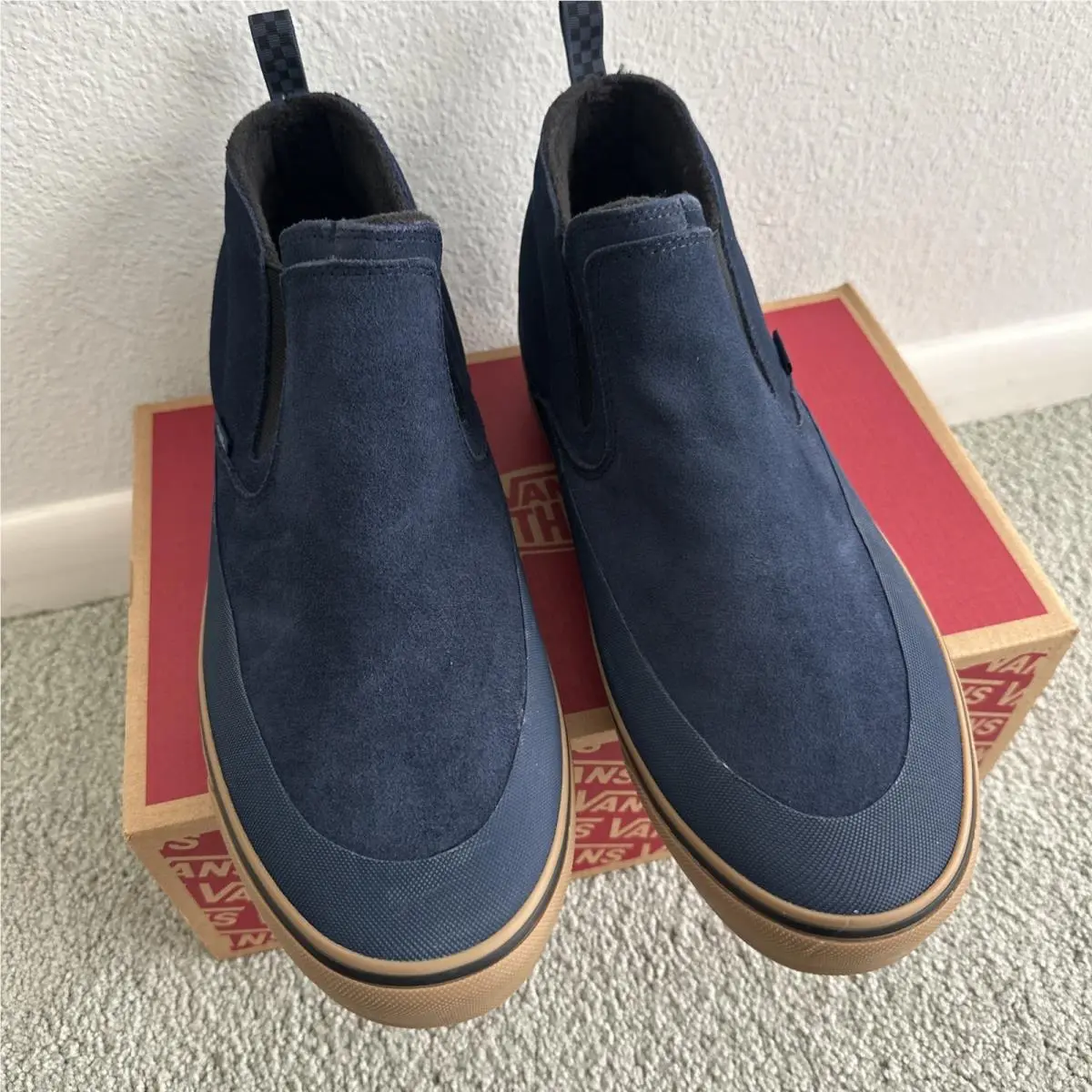 Vans shoes - Vans Mid Slip Insulated Dress Blues - VN000Y1VLKZ - Blue, Manufacturer: Dress Blues (UPC: 198268788645) 1