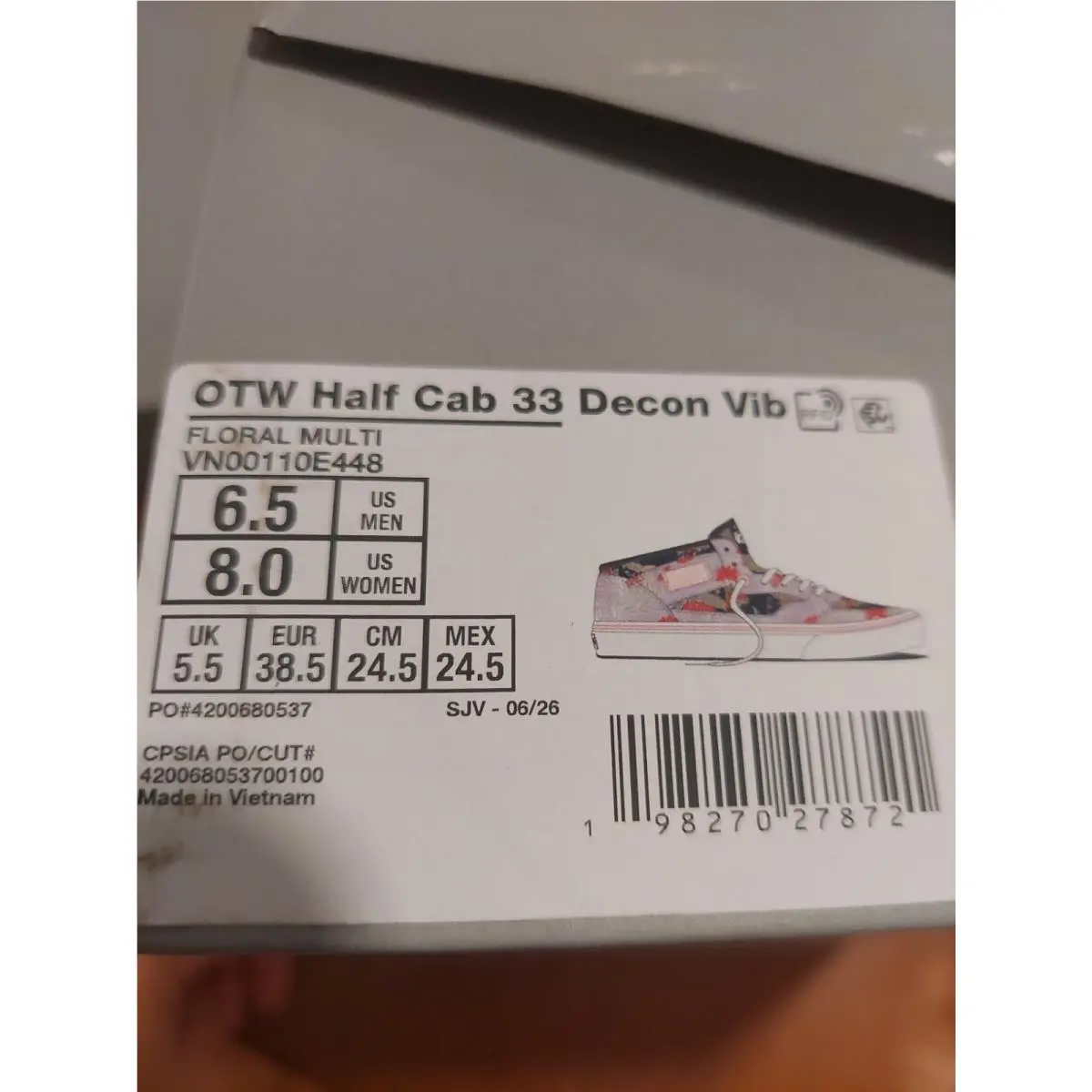 Vans shoes - Floral Multi - Floral Multi - VN0011OE448 - White 6