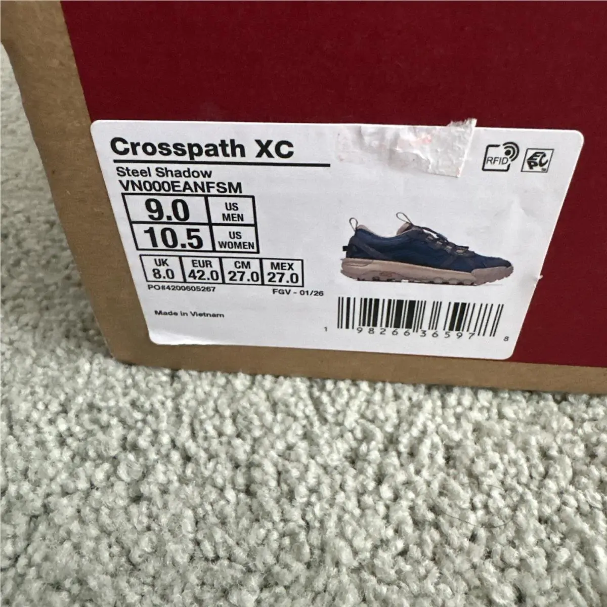 Vans shoes - VANS Crosspath XC - Crosspath - VN0000EANFSM - Blue 7