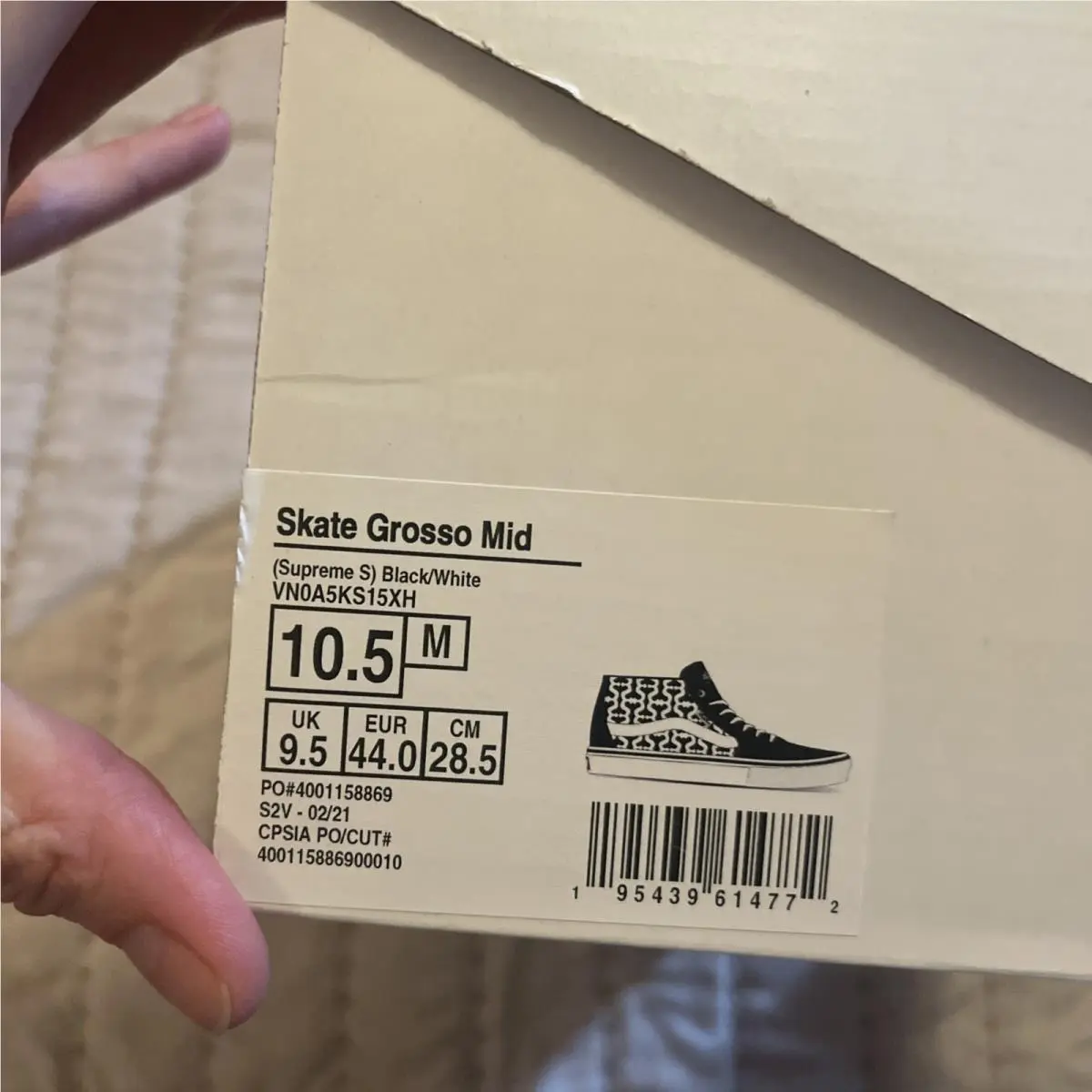 Vans shoes - VANS Grosso - Grosso - VN0A5KS15XH - Black (UPC: 0195439614772) 15