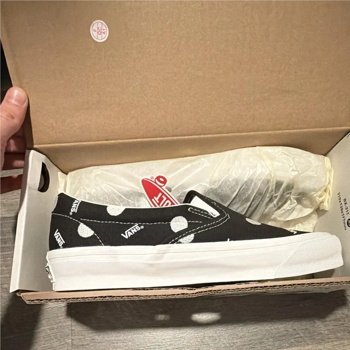 Vans shoes - VANS Vault OG Classic Slip-On - VN0A45JKBLK - Black, White 0