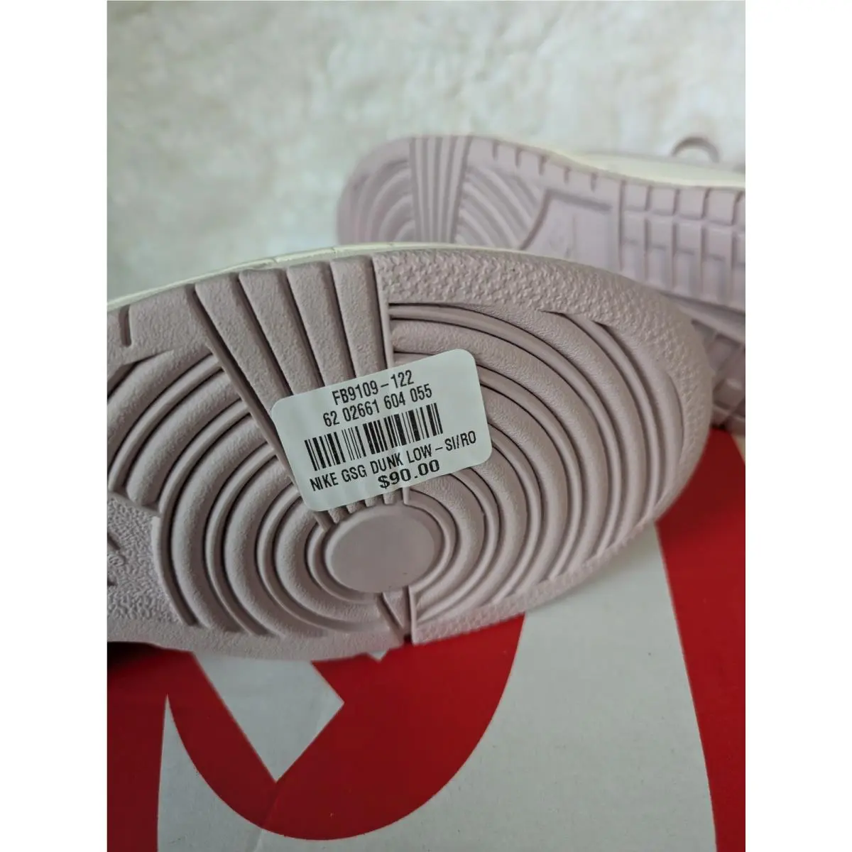 Nike shoes - Nike Big Nike - Big - FB9109 122 - Sail/Particle Rose (UPC: 197863483948) 6