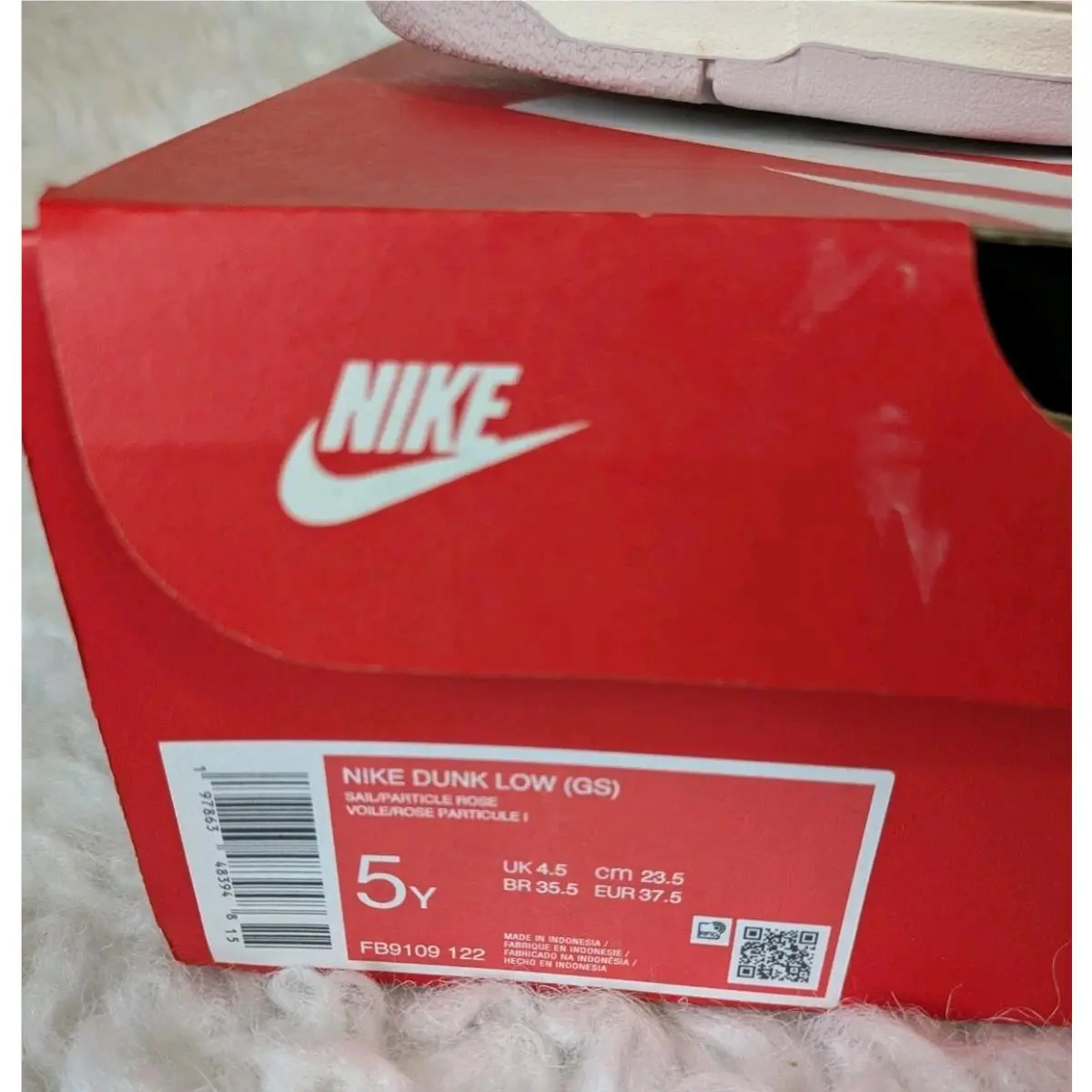 Nike shoes - Nike Big Nike - Big - FB9109 122 - Sail/Particle Rose (UPC: 197863483948) 7