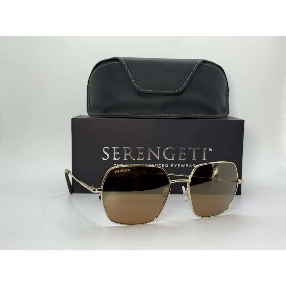 Serengeti Loy SS548003-S Light Gold Polarized Sunglasses