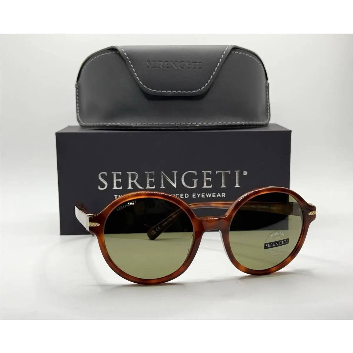 Serengeti Sunglasses Joan SS577001-S Polarized Shiny Havana