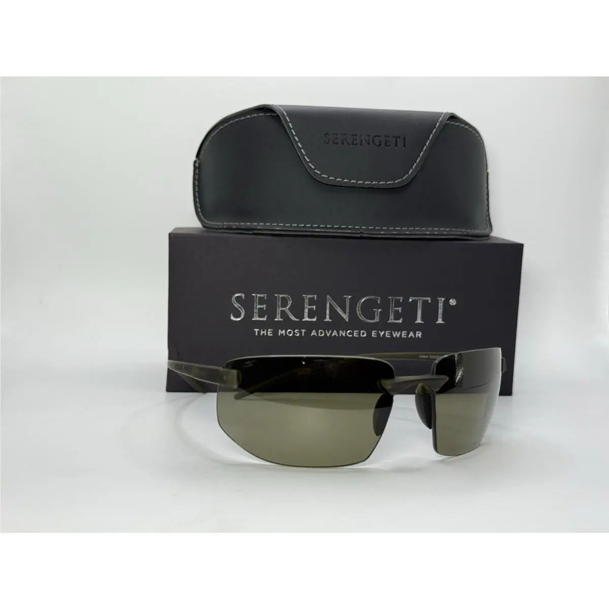 Serengeti Lupton SS553003 Polarized Sunglasses Khaki