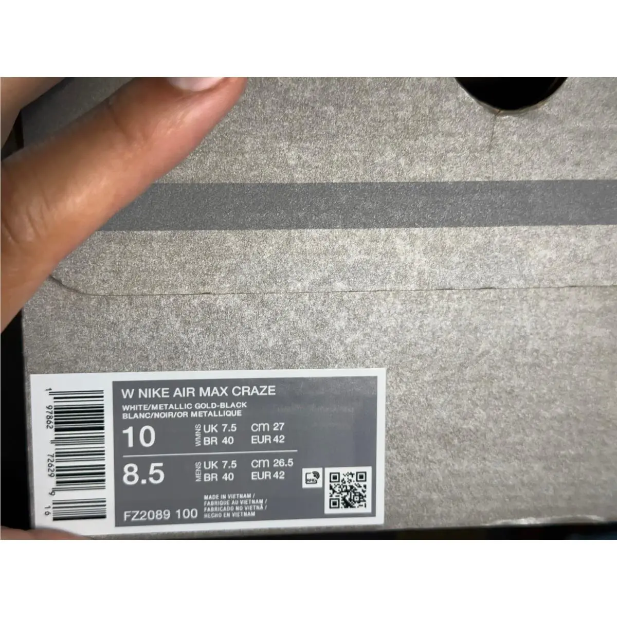 Nike shoes - Nike Air Max Craze FZ2089-100 - FZ2089-100 - White 7