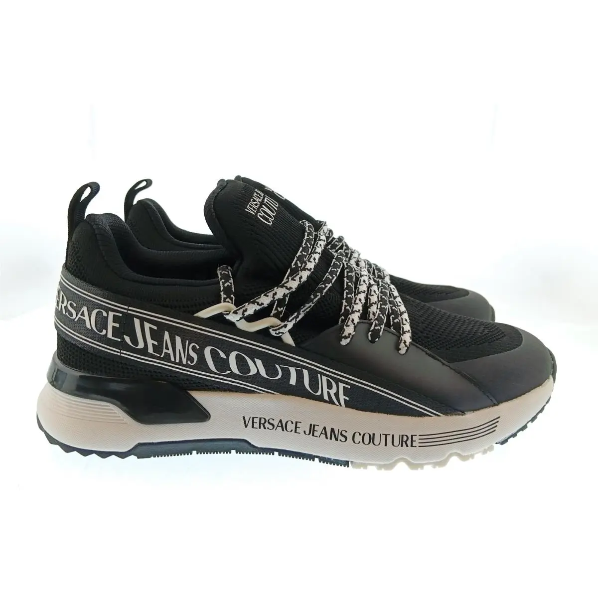 Versace shoes - E79YA3SA3 EZSD03 E899 - Black / White 4
