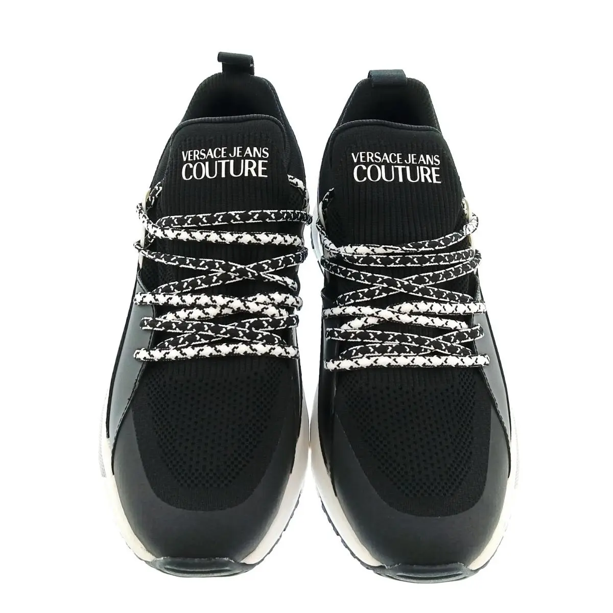 Versace shoes - E79YA3SA3 EZSD03 E899 - Black / White 6