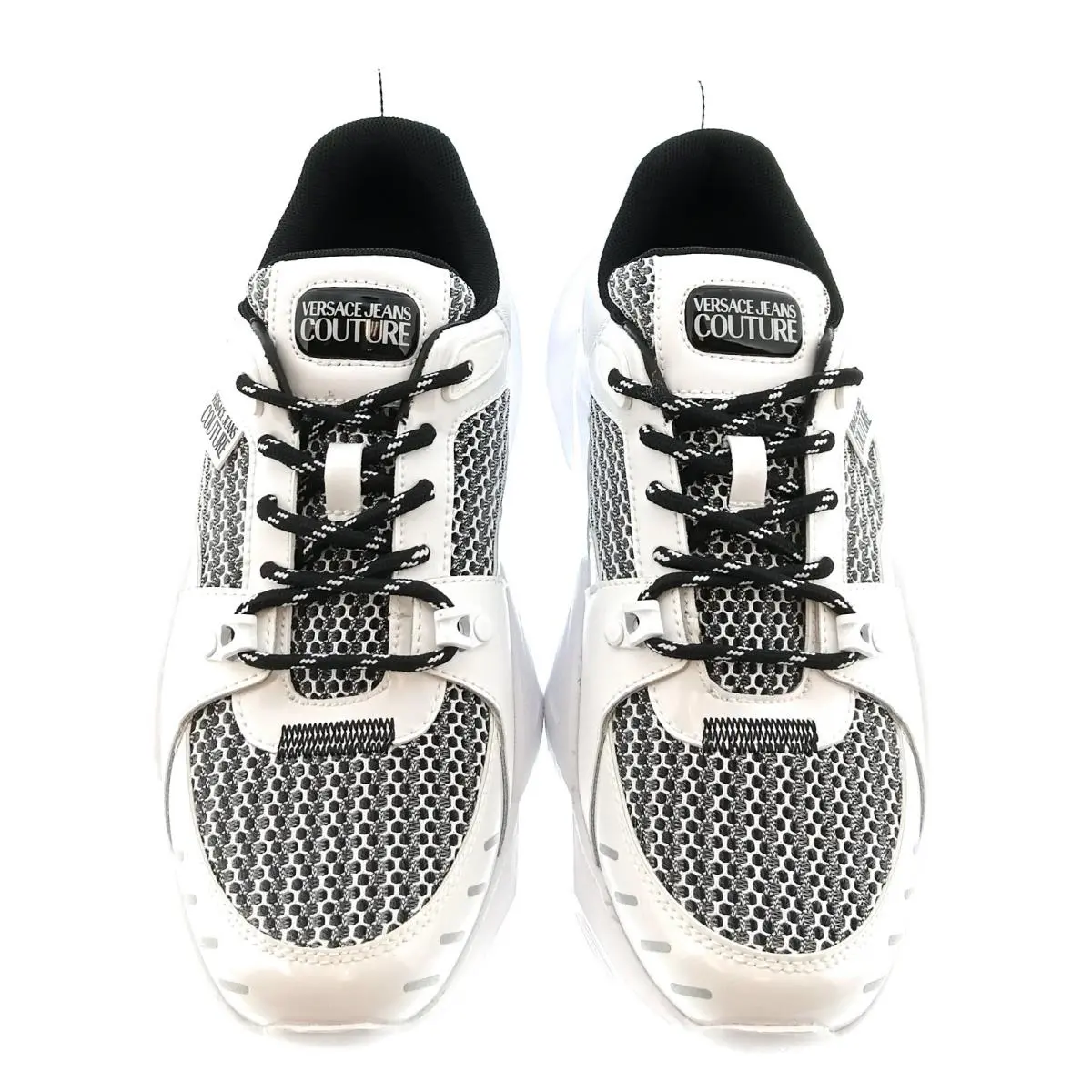 Versace shoes - E80YA3SU4 EZSD89 EL02 - White / Black 2