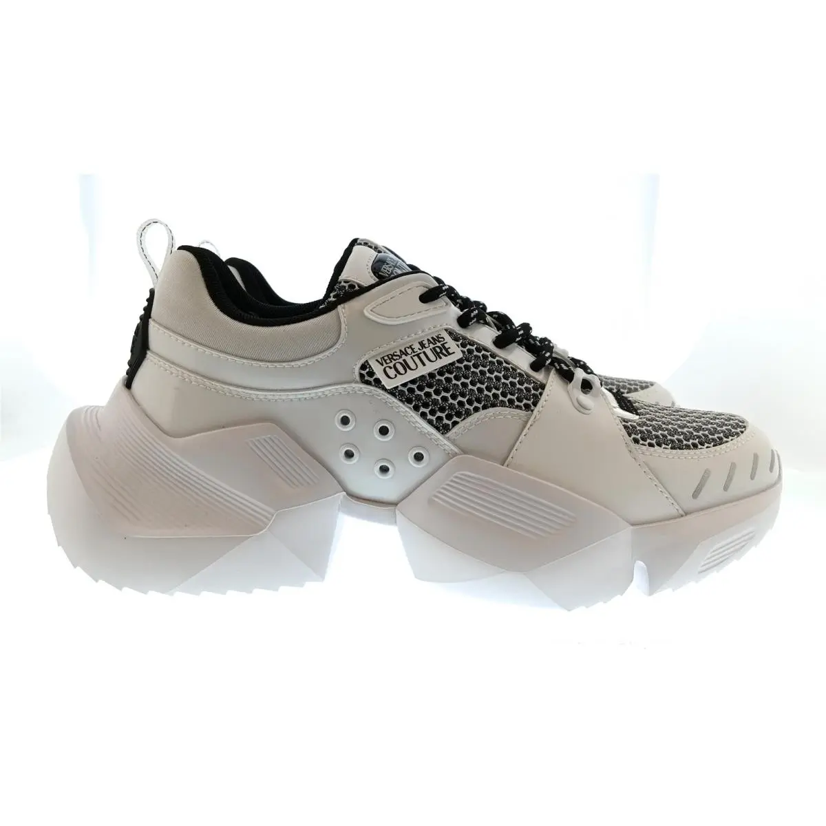 Versace shoes - E80YA3SU4 EZSD89 EL02 - White / Black 0