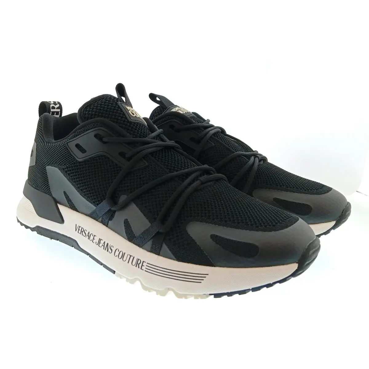Versace shoes - E80YA3SA8 EZSE17 E899 - Black / Gray 3