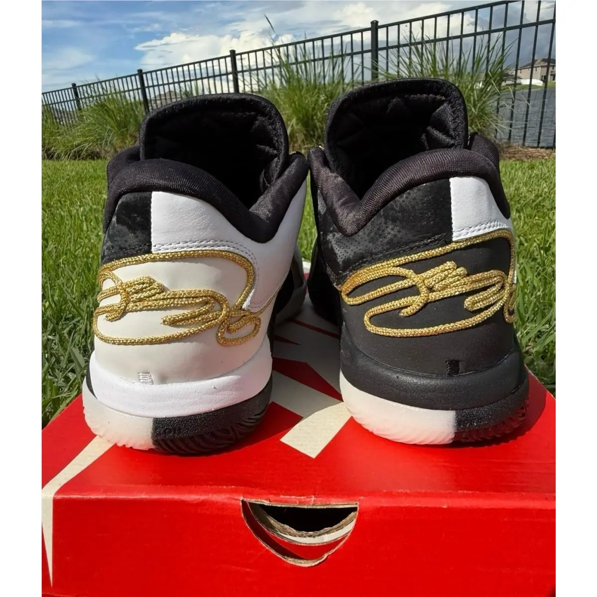 Nike shoes - Nike Essentialist - Essentialist - HQ3049-501 - black / gold 5