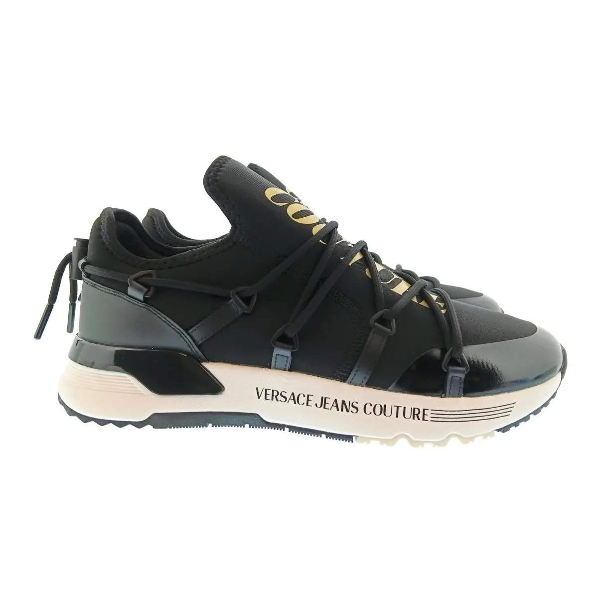 Versace shoes - E80YA3SA6 EZSE16 E899 - Black / Gold 0