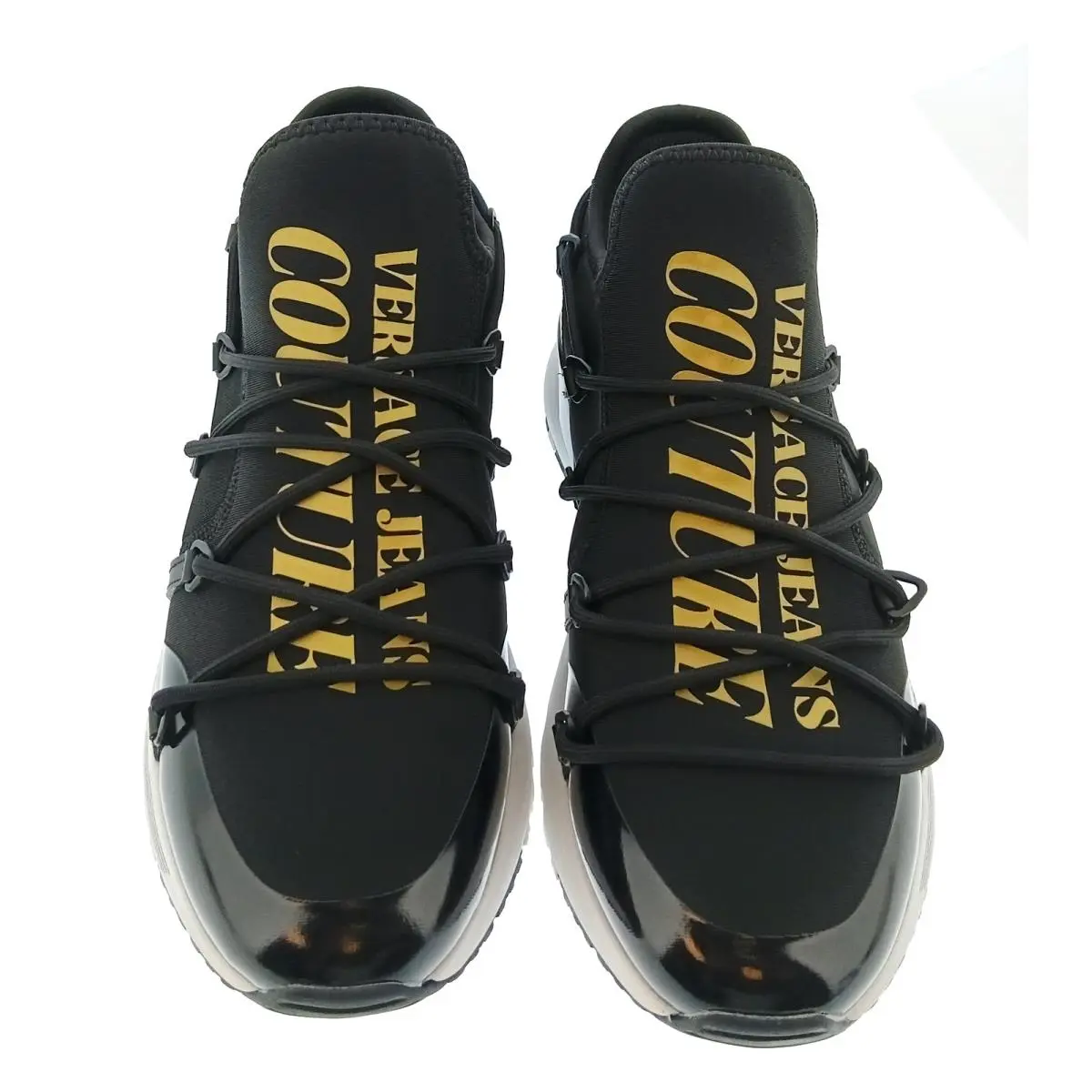 Versace shoes - E80YA3SA6 EZSE16 E899 - Black / Gold 2