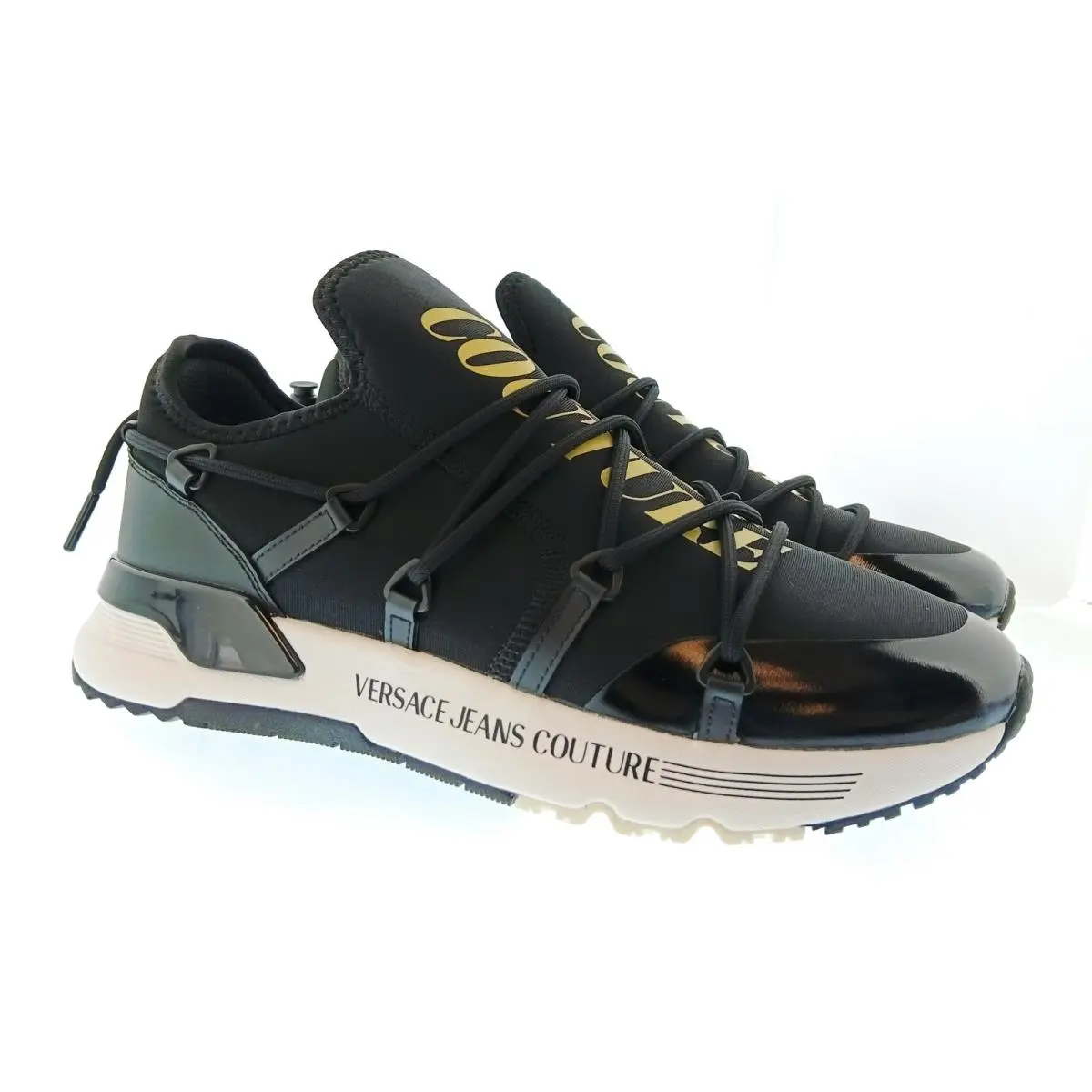 Versace shoes - E80YA3SA6 EZSE16 E899 - Black / Gold 3