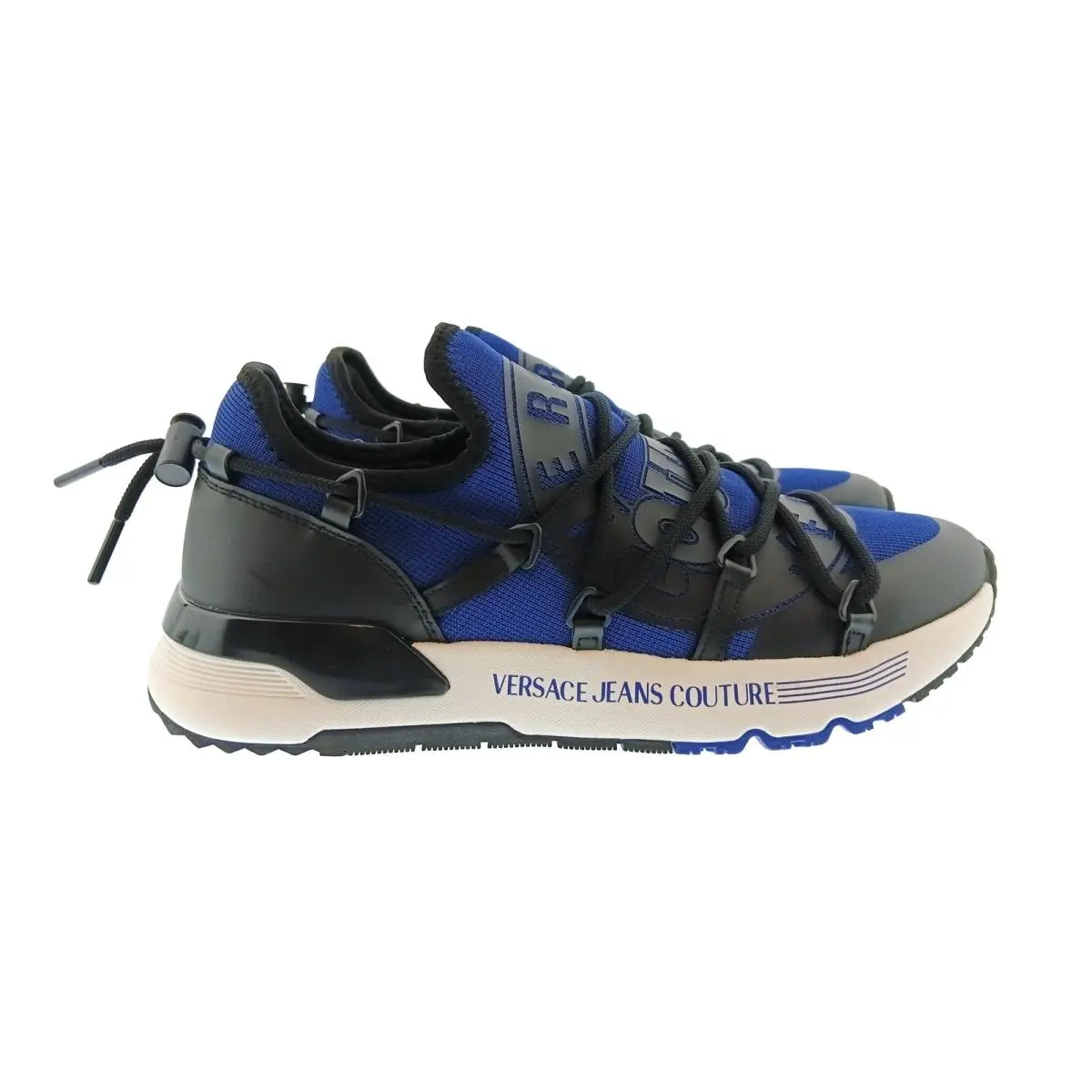 Versace shoes - E79YA3SA6 EZSD04 E289 - Black / Royal Blue / White 0