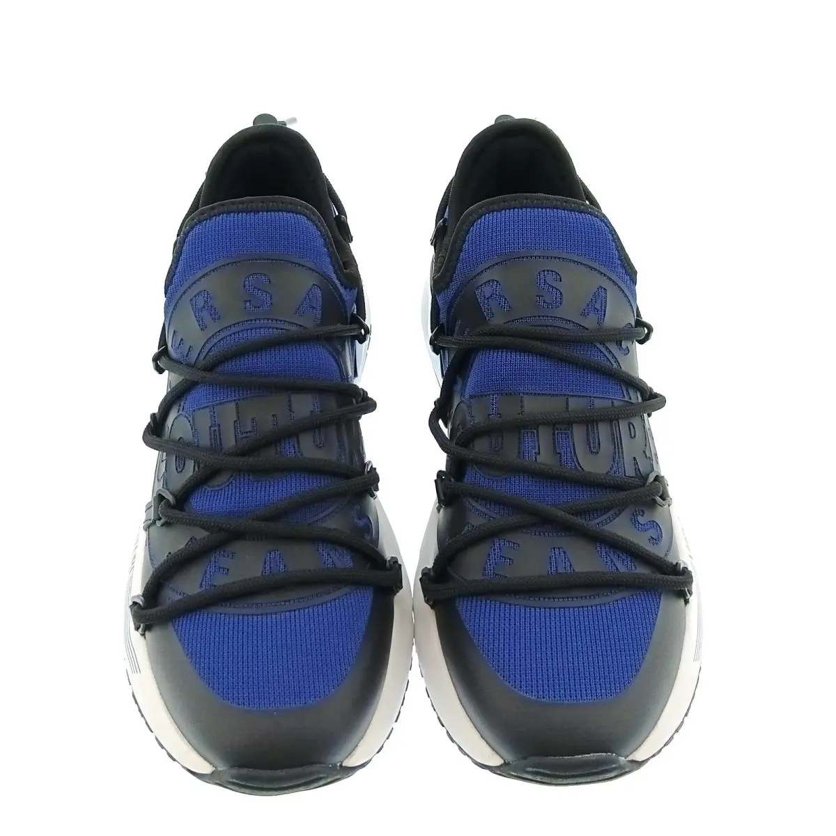 Versace shoes - E79YA3SA6 EZSD04 E289 - Black / Royal Blue / White 2