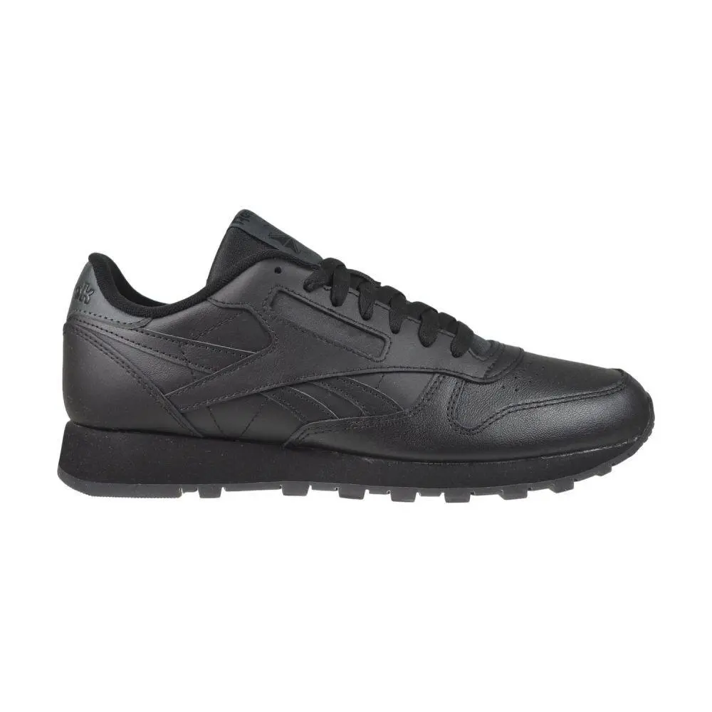 Classic Leather Men`s Shoes Black/black/grey 100243913 by Reebok
