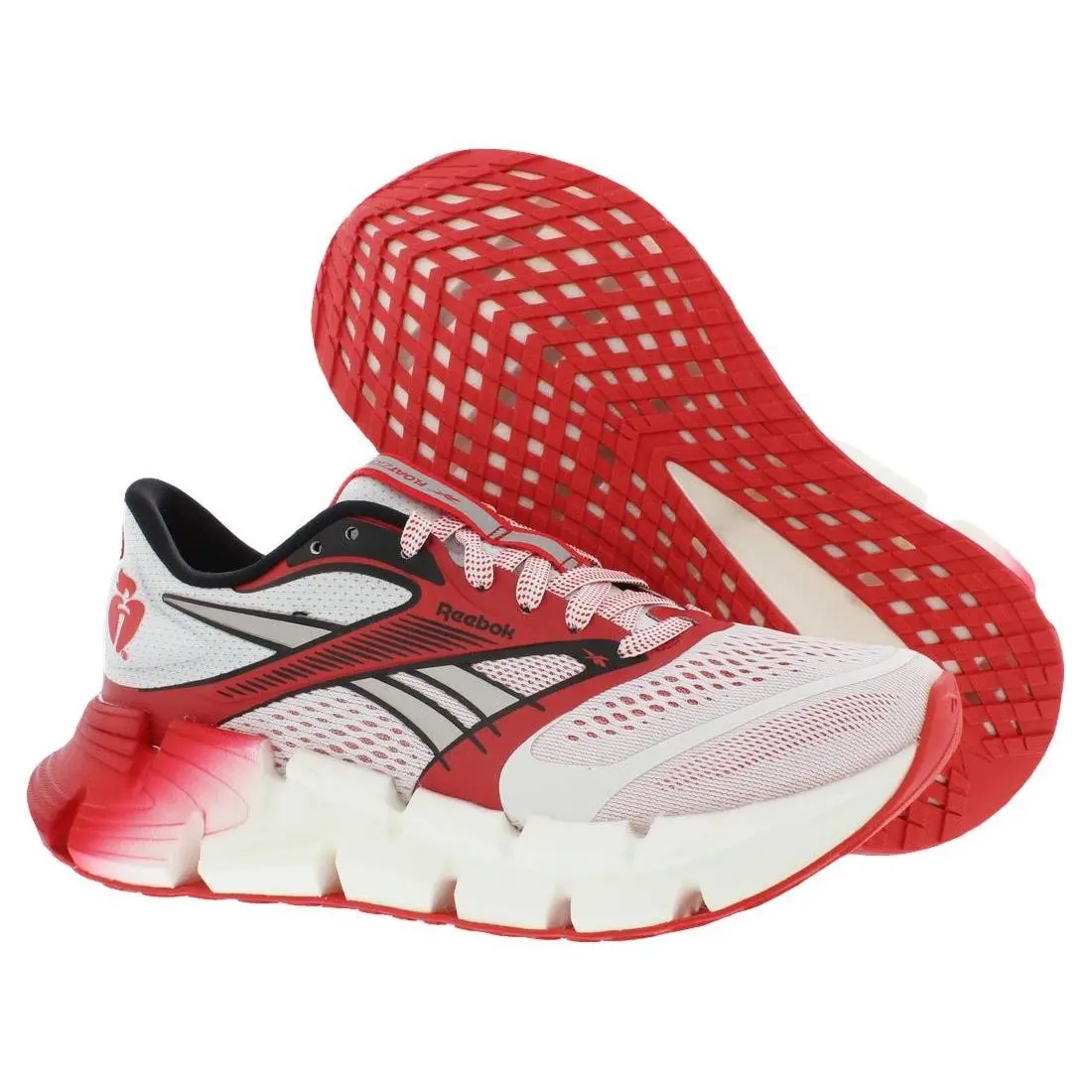Reebok shoes - White/Red/Black, Main: Red 3