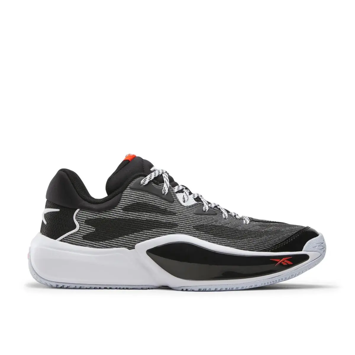 Women`s Athletic Sneakers  Engine A Basketball Shoe Black/White by Reebok