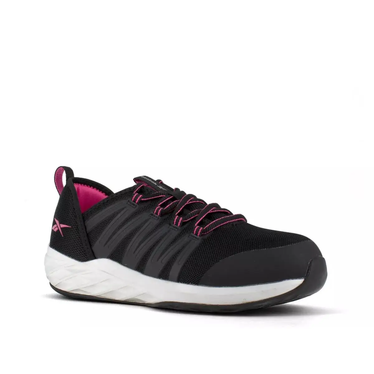 Women`s Work Safety Shoes  Work Astroride Steel Toe Work Shoe Black by Reebok