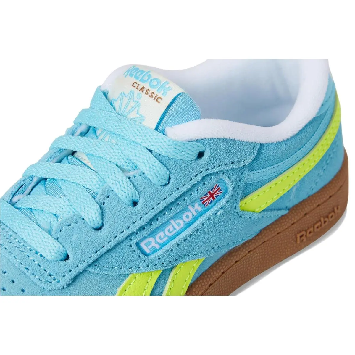 Reebok shoes - Digital Blue/Solar Acid Yellow/Gum 4