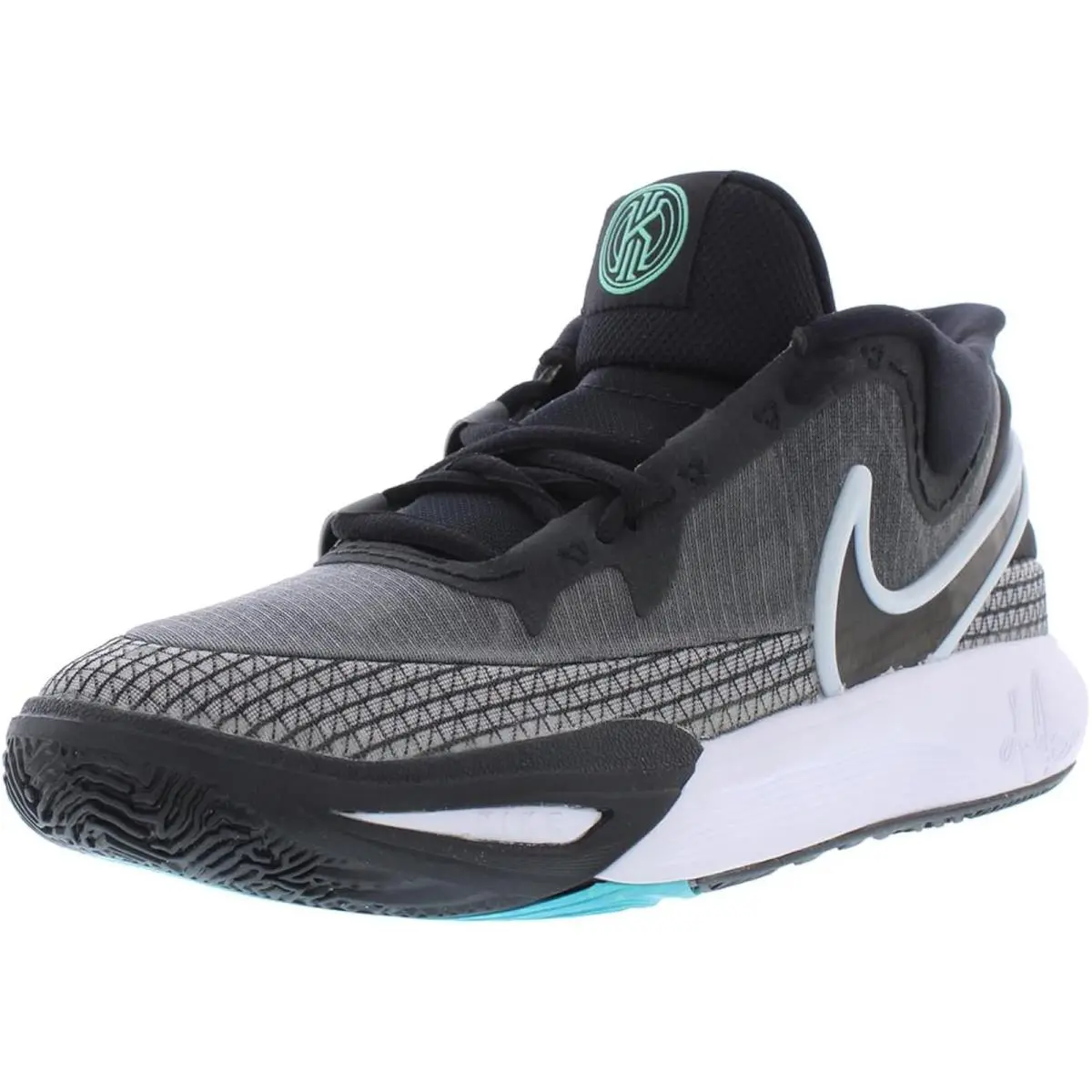 Kyrie 8 Go GS Boys Shoes Size 6 Color: Black/black/white/light Menta-black by Nike