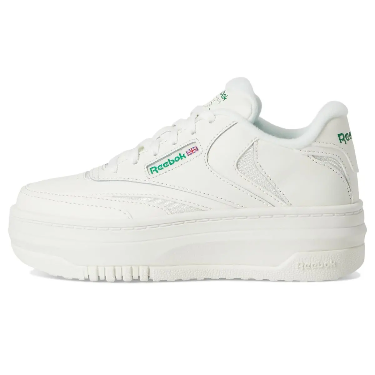 Reebok shoes - Chalk/Chalk/Glen Green 9