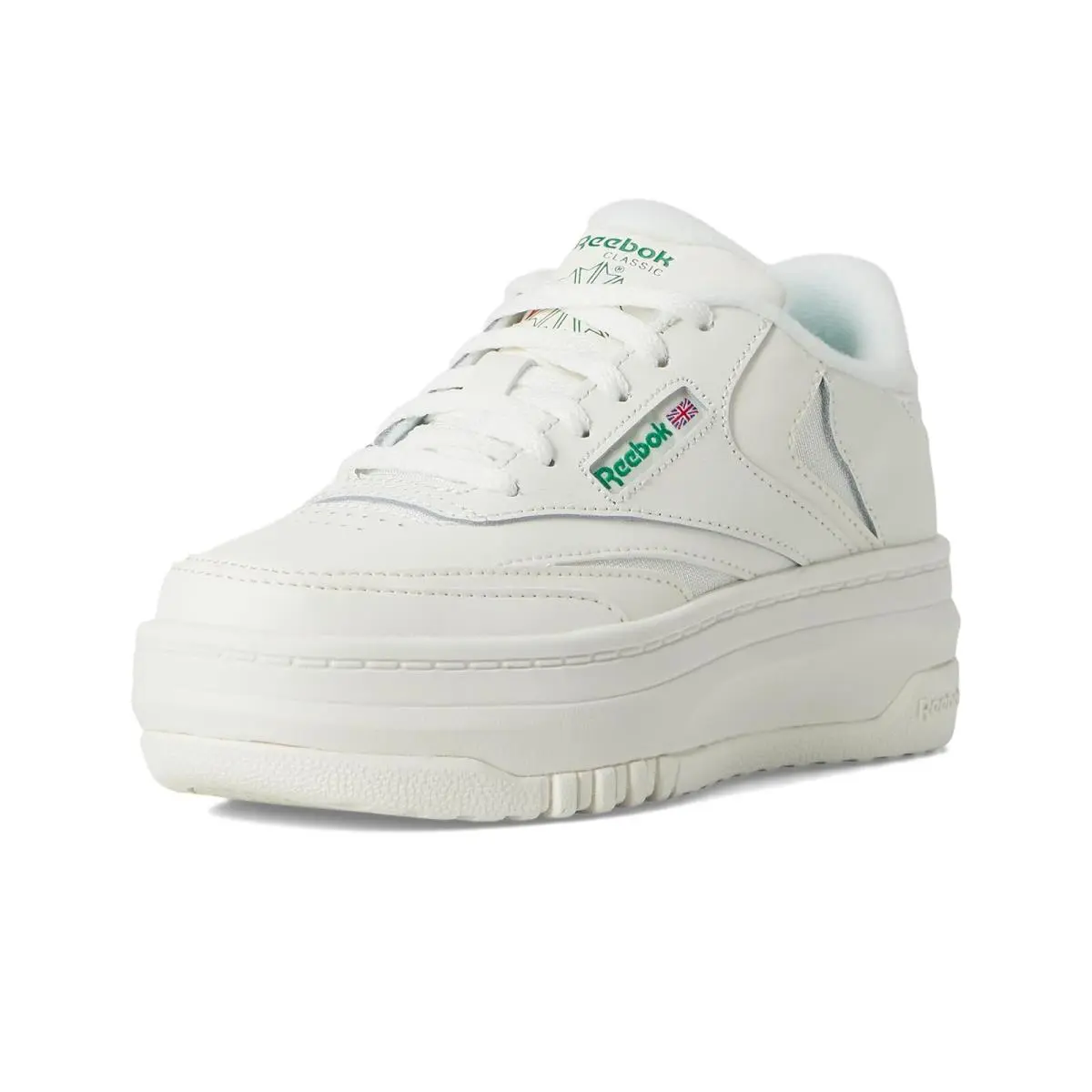 Reebok shoes - Chalk/Chalk/Glen Green 12