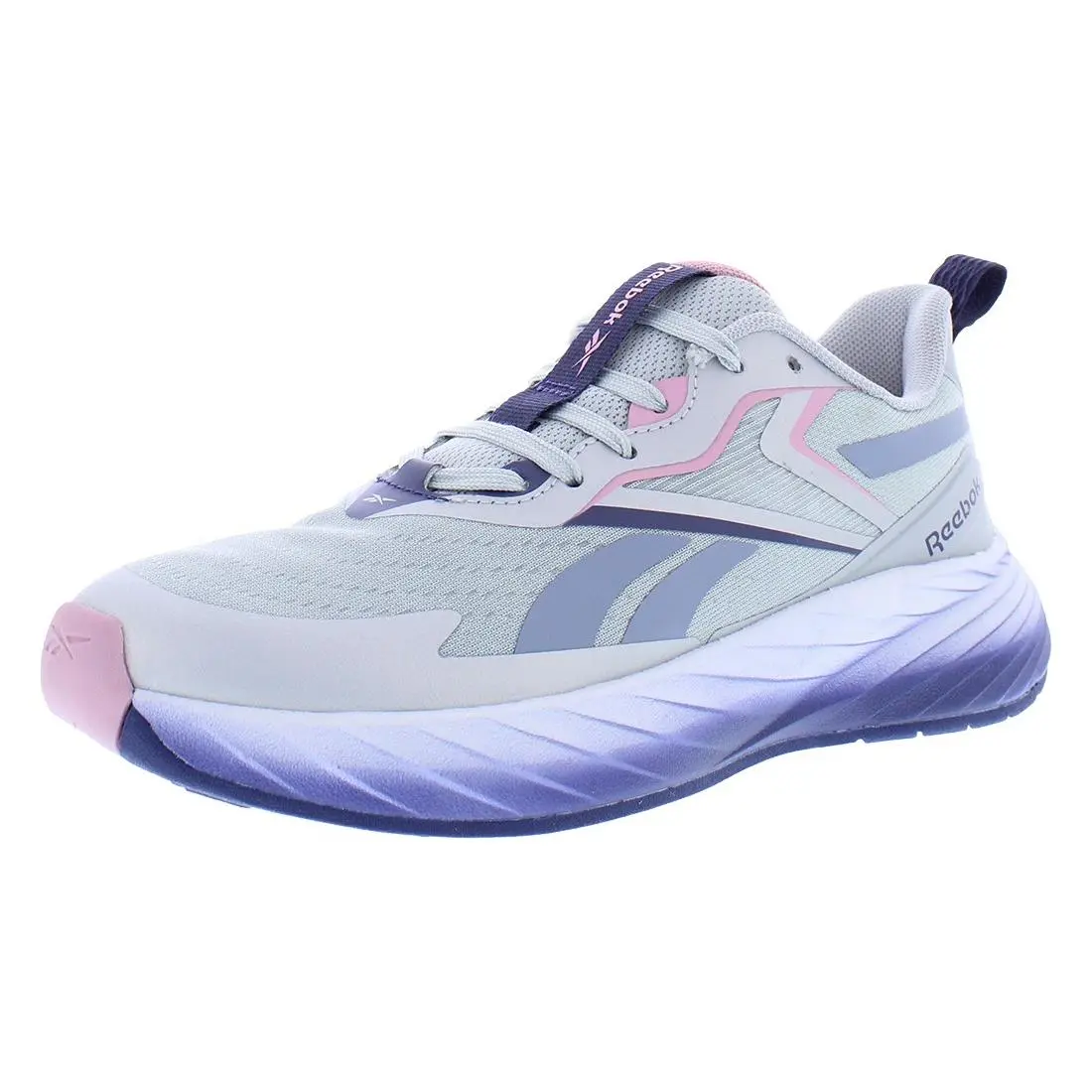 Reebok shoes - Light Grey/Dark Purple/Light Pink, Main: Grey 4