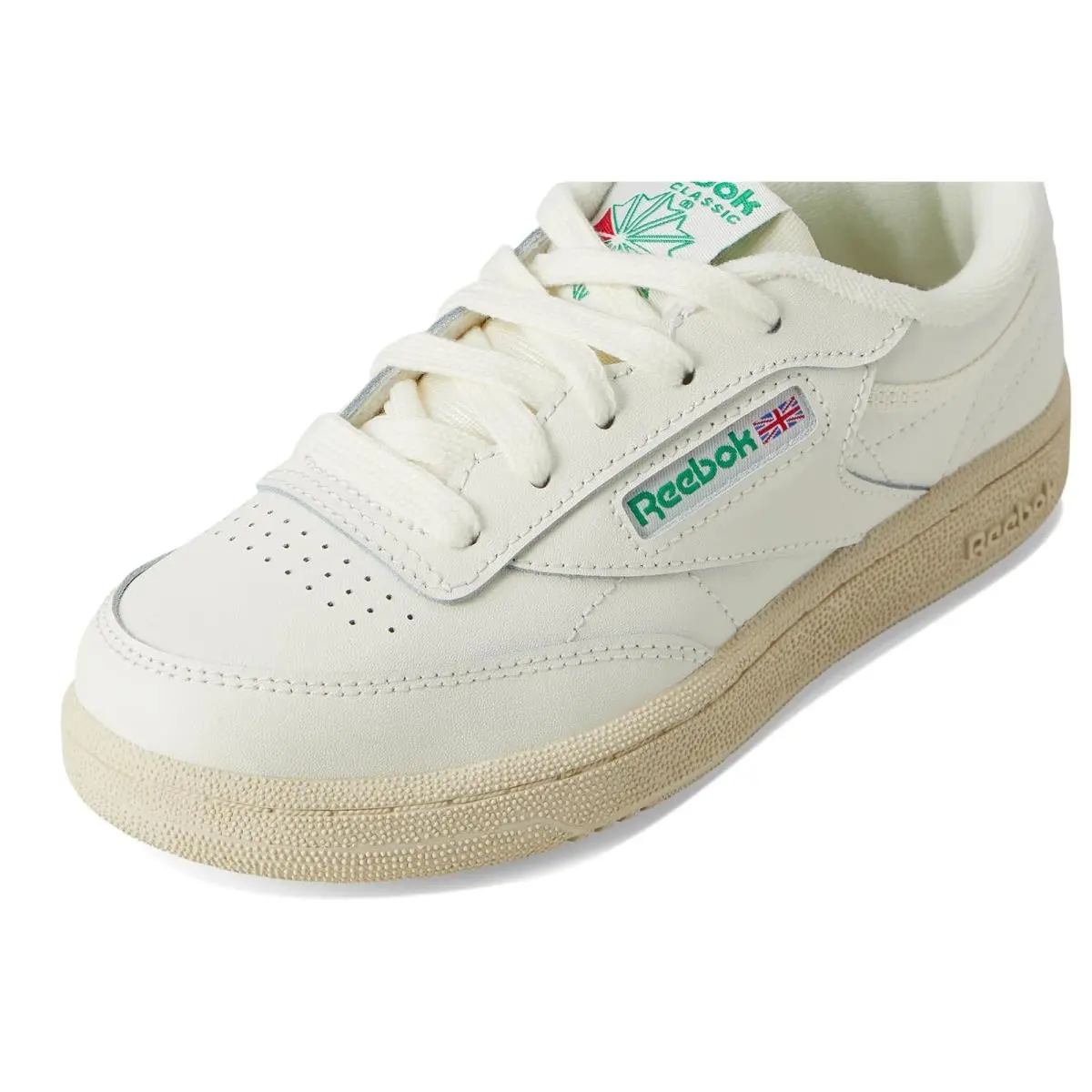 Reebok shoes - Chalk/Chalk/Glen Green 4
