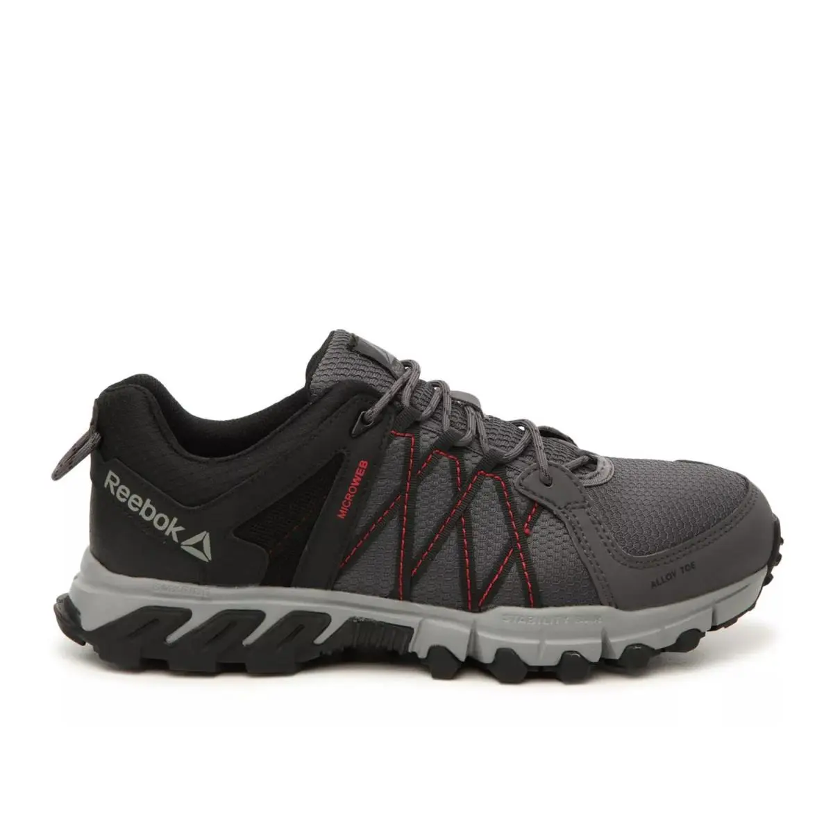 Reebok shoes - Grey/Black/Red 10