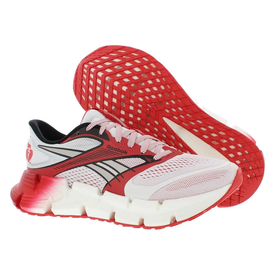 Reebok shoes - White/Red/Black, Main: Red 3