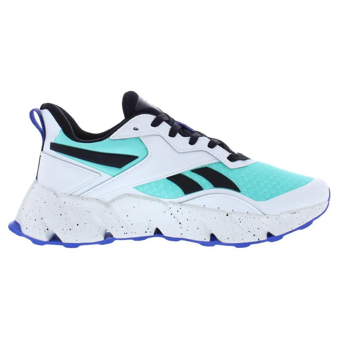Reebok shoes - Aqua/White/Black Trim, Main: White 1