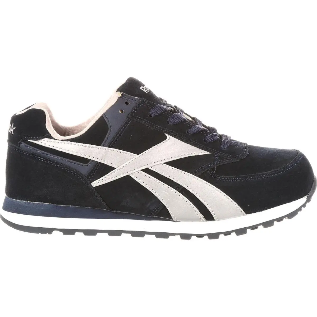 Leelap Retro Jogger Steel Toe Electrical Hazard Navy Work Shoe by Reebok