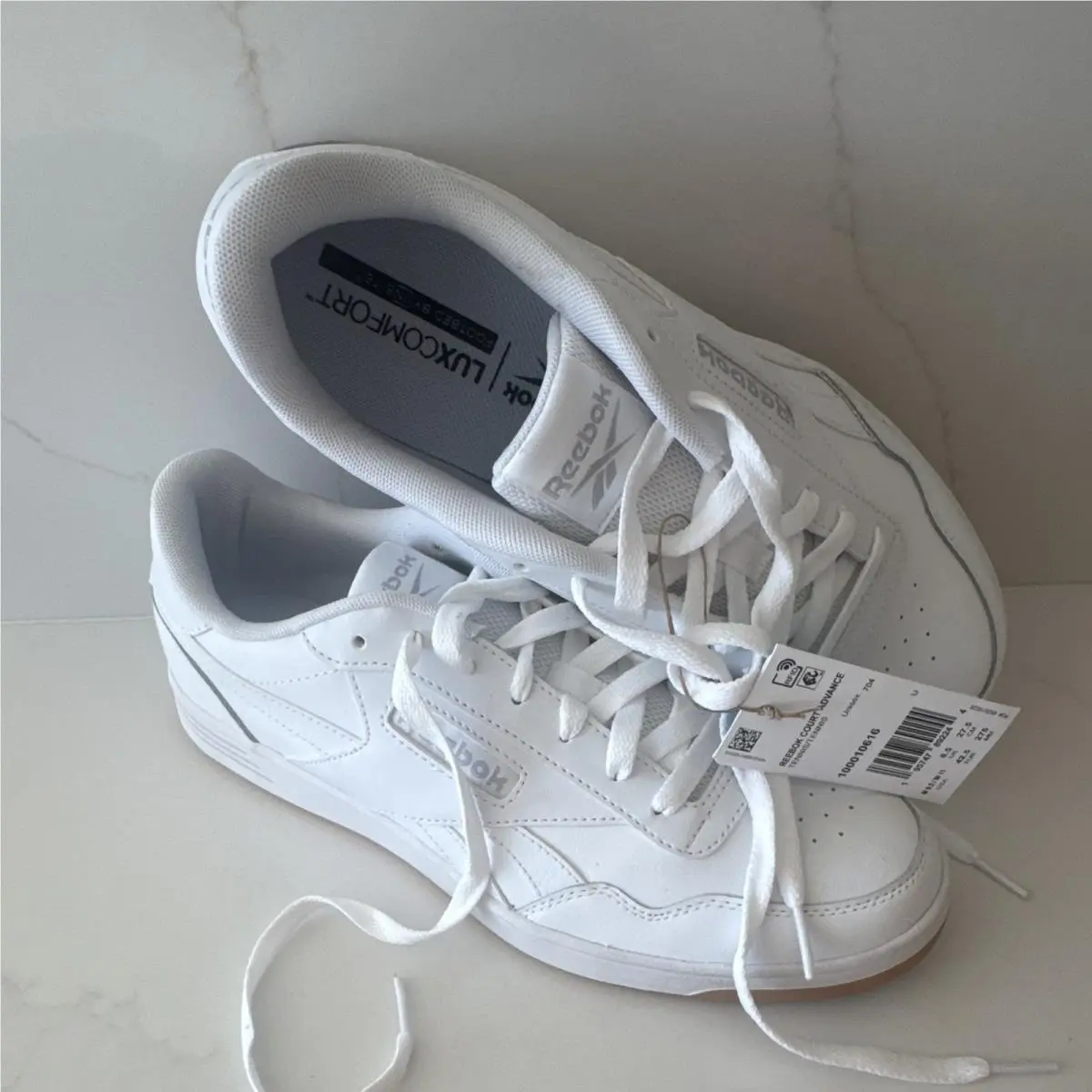 Reebok shoes - Reebok Court Advance - Court Advance - 100010616 - White, Manufacturer: Cloud White/Cold Grey/Gum 11