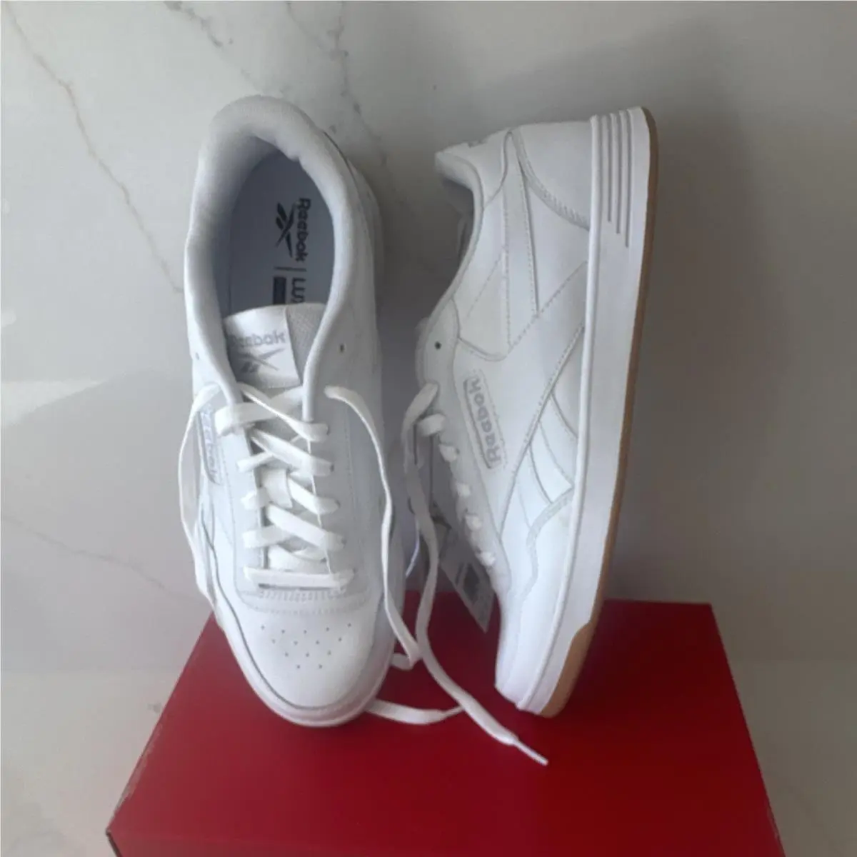 Reebok shoes - Reebok Court Advance - Court Advance - 100010616 - White, Manufacturer: Cloud White/Cold Grey/Gum 6