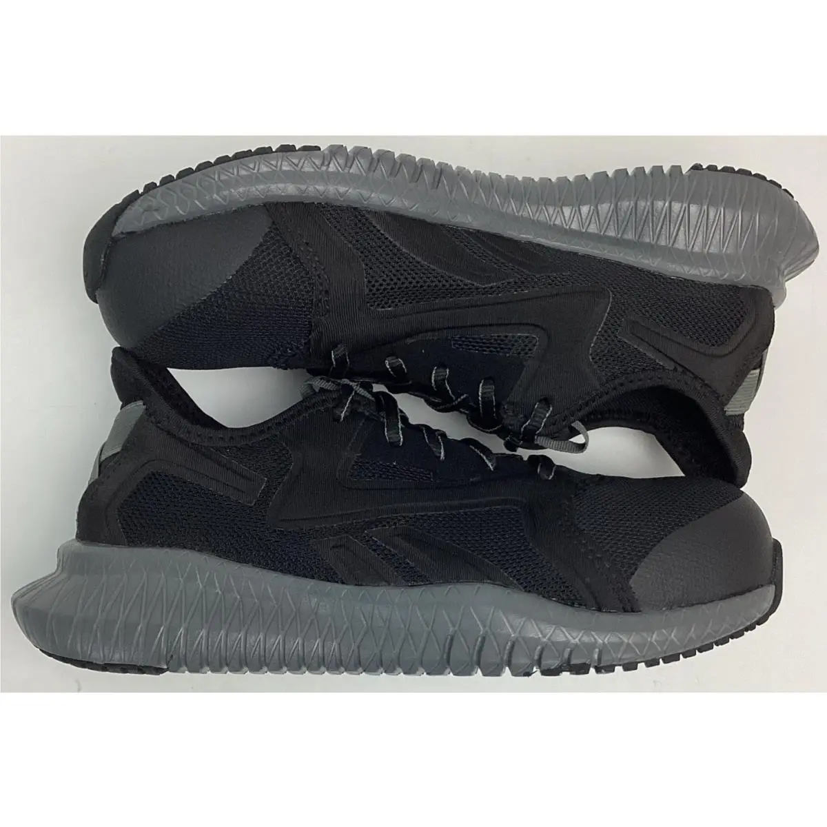 Reebok Women`s Flexagon 3.0 Comp Safety Toe Athletic Work Shoes Black Size 6 W