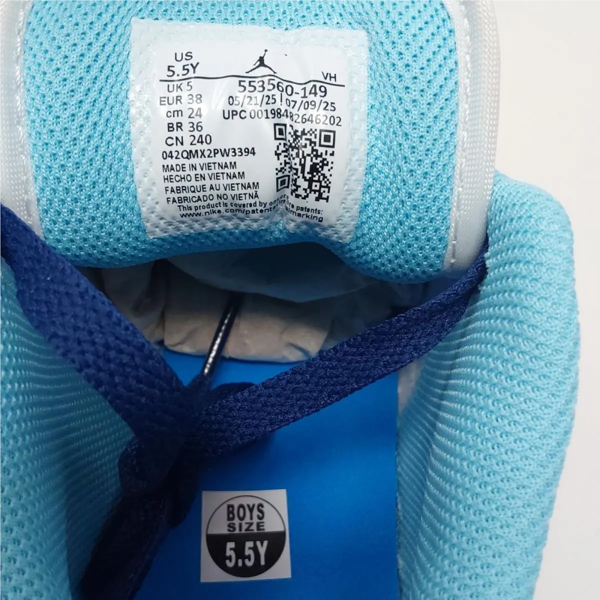 Nike shoes - Air Jordan 1 - Air - Blue 5