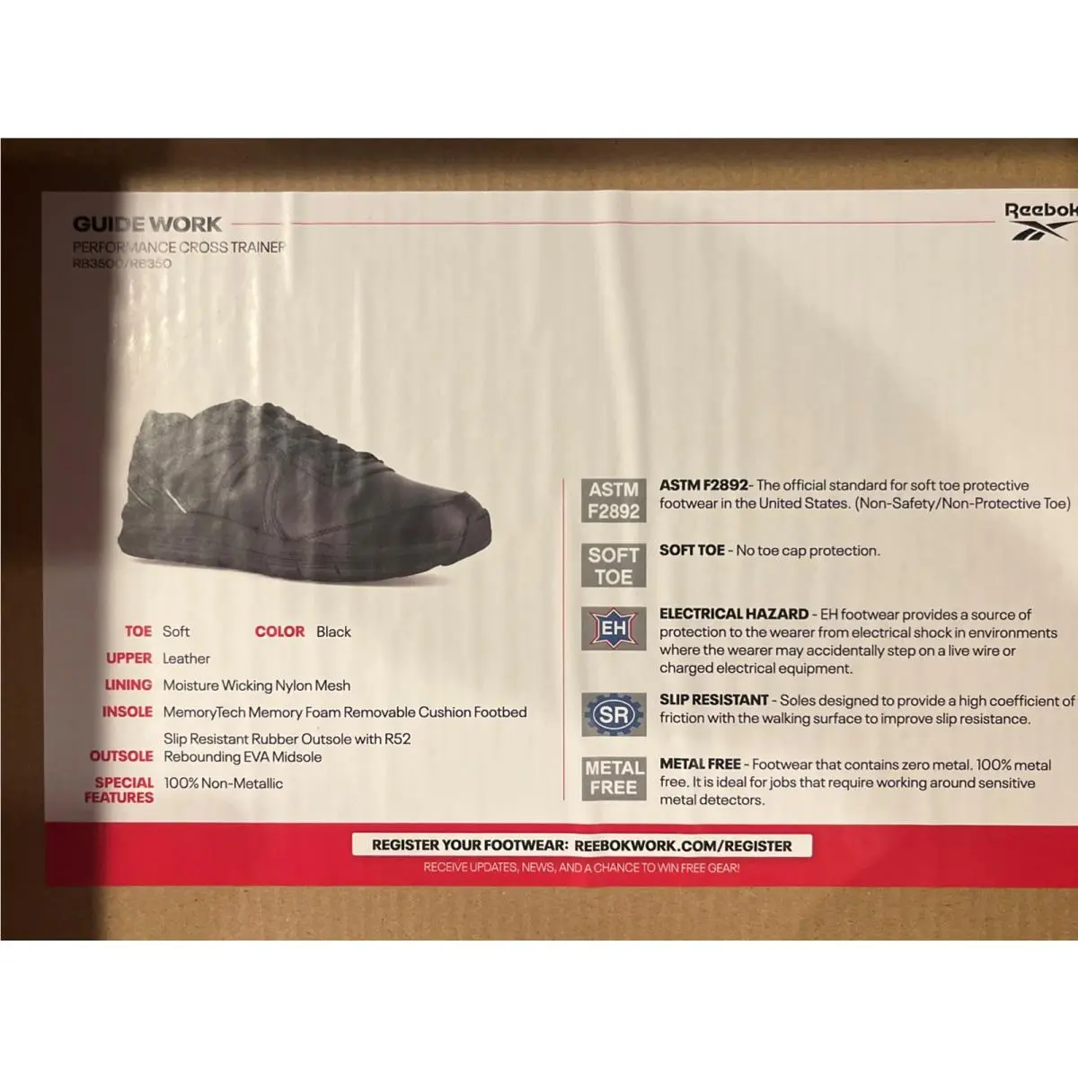Reebok shoes - Black (UPC: 690774381735) 3