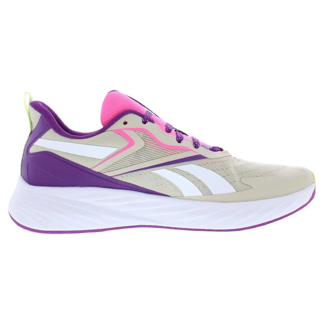 Reebok shoes - Tan/Dark Purple/Light Green, Main: Multi-Colored (UPC: 198179386527) 1