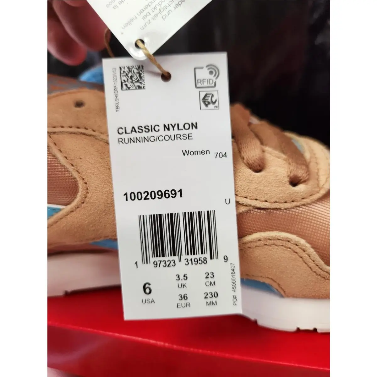 Reebok shoes - Reebok Classic Nylon - Classic Nylon - Orange 5