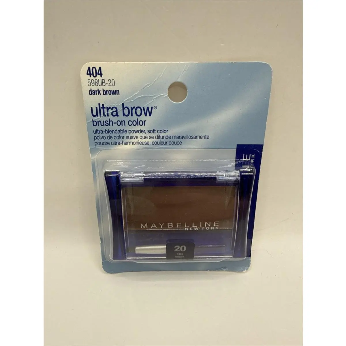 Maybelline Ultra Brow Brush On Color Dark Brown 404 598UB-20 Brow Definer