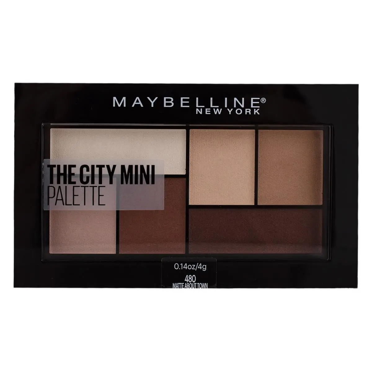4 Pack Maybelline The City Mini Eyeshadow Palette Matte About Town 0.14 oz