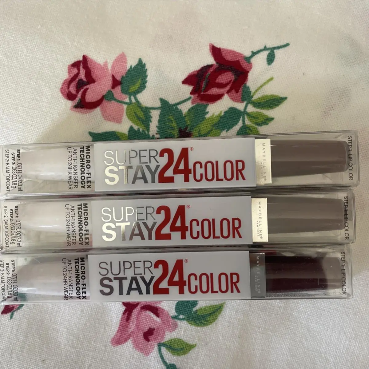 3 Maybelline 265 Merlot Armour Superstay 24 2-Step Liquid Lipstick Retired Vhtf