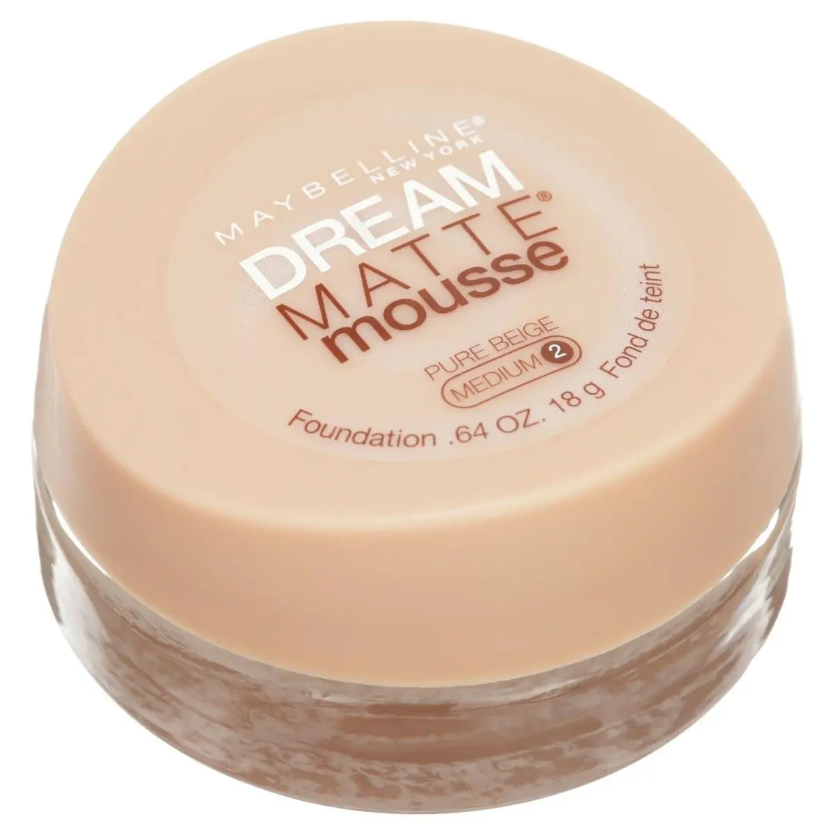 Maybelline Dream Matte Mousse Foundation .64 oz Pure Beige 2 Medium