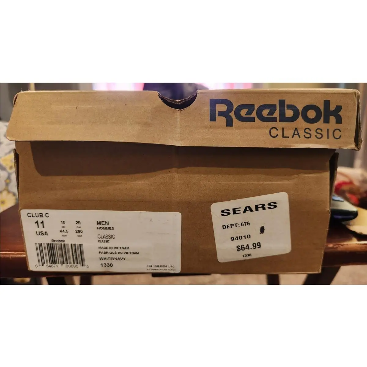 Reebok shoes - Reebok Club C - Club - White, Navy 18
